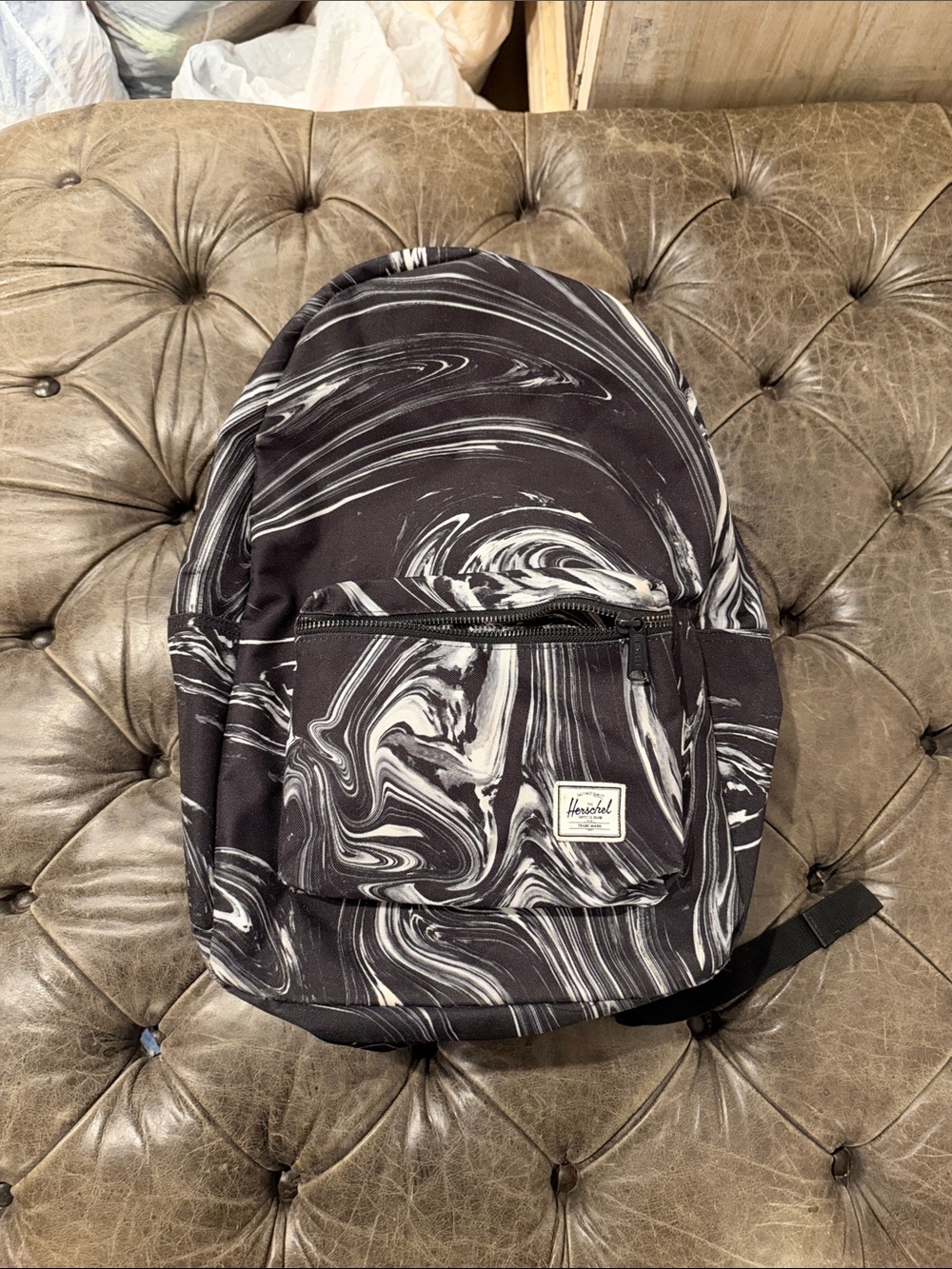 Herschel Supply Company Backpack in Black and White Swirl
